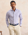 Bipane Top Shelf Stretch Twill Button Down Shirt in Violet by Johnnie-O