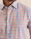 Merced Check Top Shelf Cotton Button Down Shirt in Ripple by Johnnie-O