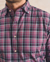 Merced Multi Check Top Shelf Cotton Button Down Shirt in Palm Beach by Johnnie-O