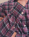 Merced Multi Check Top Shelf Cotton Button Down Shirt in Palm Beach by Johnnie-O