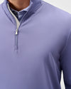 Motion Performance 1/4 Zip Pullover in Fig by Johnnie-O
