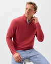 Motion Performance 1/4 Zip Pullover in Racing Red by Johnnie-O