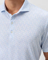 Performance Jersey Polo - Pip Floral in Maliblu by Johnnie-O