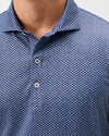 Performance Jersey Polo - Pip Floral in Navy by Johnnie-O