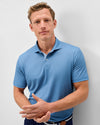 The O Performance Mesh Polo in Carbon Fiber by Johnnie-O