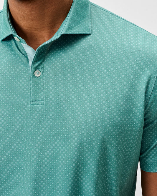 The O Performance Mesh Polo in Sublime by Johnnie-O