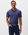 USA Performance Jersey Polo in Navy by Johnnie-O