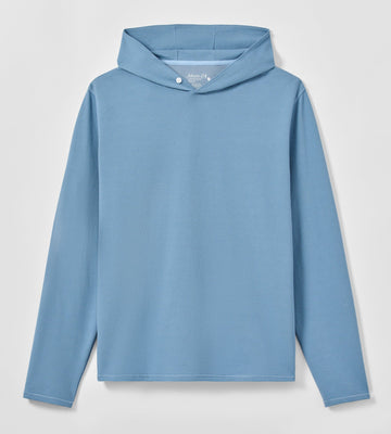 Pebble Performance Hoodie in Carbon Fiber by Johnnie-O