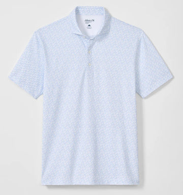 Performance Jersey Polo - Pip Floral in Maliblu by Johnnie-O