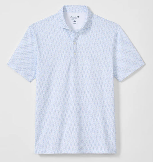 Performance Jersey Polo - Pip Floral in Maliblu by Johnnie-O