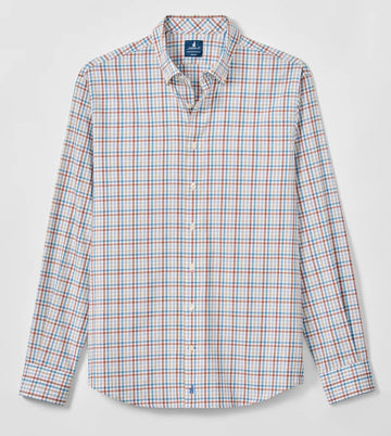 Everyday Performance Button Down Shirt - Redwood Check in Canyon by Johnnie-O