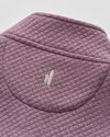 Rockwell Diamond Quilted Henley Pullover in Fig by Johnnie-O