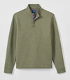 Rockwells Diamond-Quilted Henley Pullover in Forest by Johnnie-O