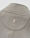 Rockwell Diamond Quilted Henley Pullover in Smoke by Johnnie-O