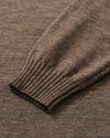 Ronald Merino Wool Crewneck Sweater in Mocha by Johnnie-O