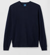 Ronald Merino Wool Crewneck Sweater in Navy by Johnnie-O