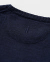 Ronald Merino Wool Crewneck Sweater in Navy by Johnnie-O