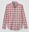 Rover Plaid Performance Flannel Button Down Shirt in Cabo by Johnnie-O