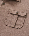 Sequoia Twill Solid Lodge Shirt in Havana by Johnnie-O
