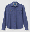 Sequoia Twill Solid Lodge Shirt in Twilight by Johnnie-O