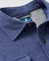 Sequoia Twill Solid Lodge Shirt in Twilight by Johnnie-O