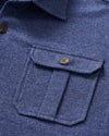 Sequoia Twill Solid Lodge Shirt in Twilight by Johnnie-O