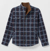 Sherpa Lined Shacket in Navy by Johnnie-O