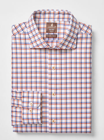 Bipane Top Shelf Stretch Twill Button Down Shirt in Harvest by Johnnie-O