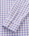 Bipane Top Shelf Stretch Twill Button Down Shirt in Violet by Johnnie-O