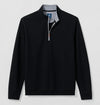 Sully 1/4 Zip Pullover in Black by Johnnie-O