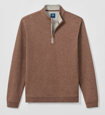 Sully 1/4 Zip Pullover in Grizzly by Johnnie-O