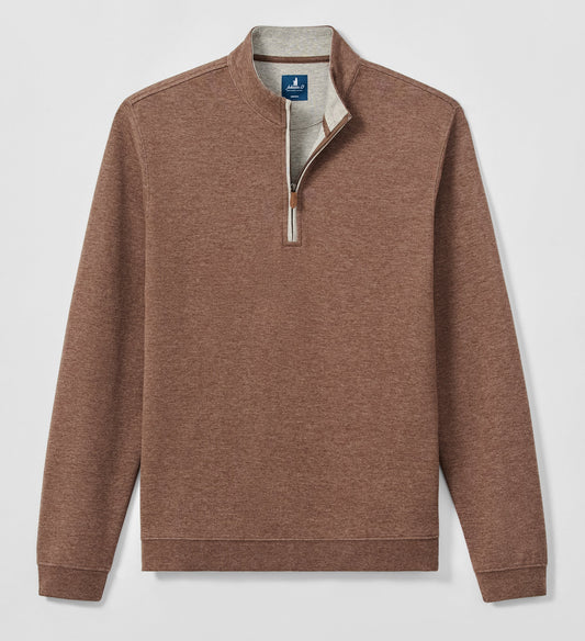 Sully 1/4 Zip Pullover in Grizzly by Johnnie-O