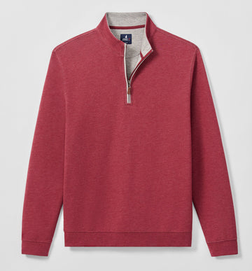 Sully 1/4 Zip Pullover in Port by Johnnie-O