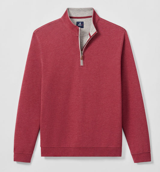 Sully 1/4 Zip Pullover in Port by Johnnie-O