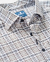 Tahoe Plaid Performance Flannel Button Down Shirt in Kona by Johnnie-O