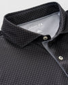 The O Performance Mesh Polo in Black by Johnnie-O