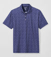USA Performance Jersey Polo in Navy by Johnnie-O