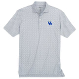 University of Kentucky Foal Printed Performance Polo in Seal by Johnnie-O