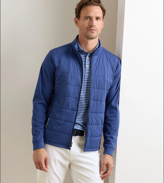 Merge Hybrid Jacket in Sport Navy by Peter Millar