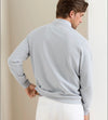 Cradle Piqué Performance Crewneck in British Grey by Peter Millar