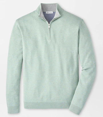 Coolspun Lite Cotton Quarter-Zip Sweater in Grandview by Peter Millar