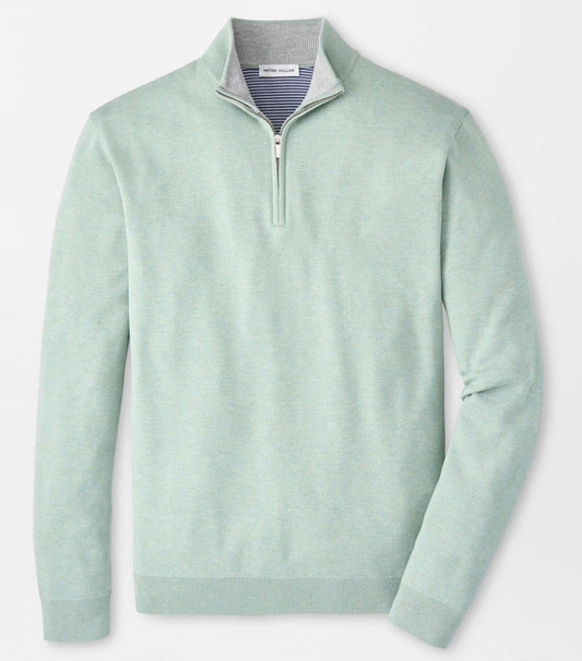 Coolspun Lite Cotton Quarter-Zip Sweater in Grandview by Peter Millar