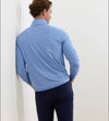 Stealth Stripe Performance Quarter-Zip in Dusk Blue by Peter Millar