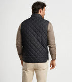 Essex Quilted Travel Vest in Black by Peter Millar