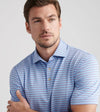 Dunnes Performance Jersey Polo in Cottage Blue by Peter Millar