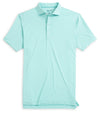Lyndonn Stripe Performance Jersey Polo in Tropical Celeste by Johnnie-O