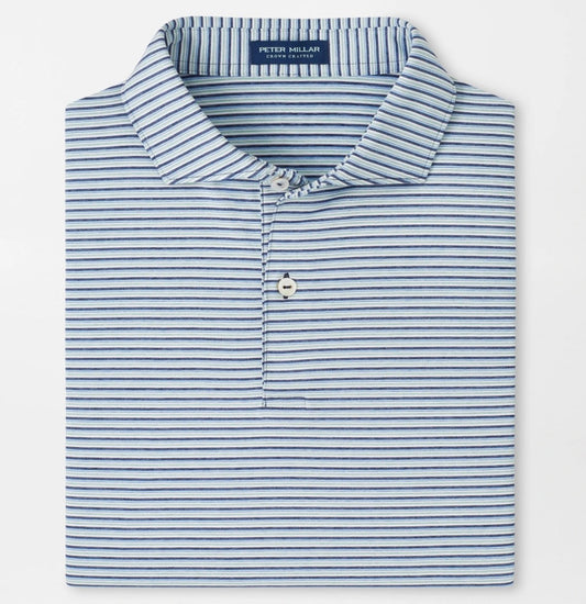 Alda Performance Jersey Polo in Navy by Peter Millar