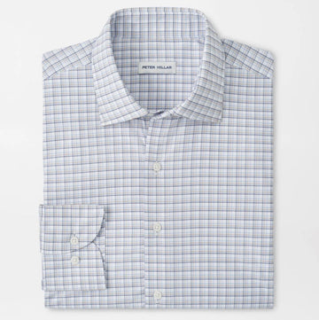 Robertson Performance Twill Sport Shirt in Navy by Peter Millar