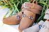 Bermuda Braid Nubuck Belt in Bark by Martin Dingman