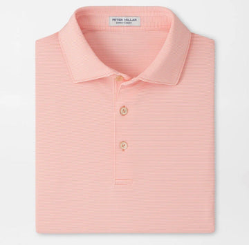Jubilee Performance Jersey Polo in Summer Apricot by Peter Millar